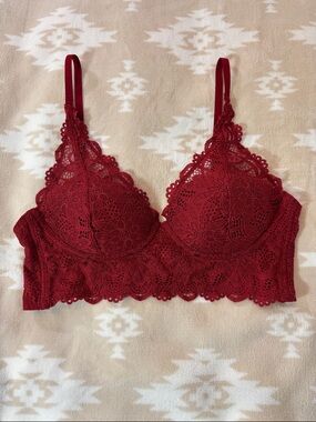 Maidenform Red Lace Bralette